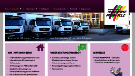 What Folz-transporte.de website looked like in 2018 (5 years ago)