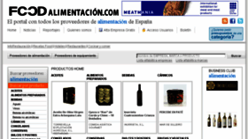 What Foodalimentacion.com website looked like in 2018 (6 years ago)