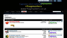 What Fragmasters.co.uk website looked like in 2018 (5 years ago)