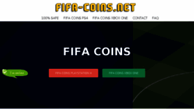 What Fifa-coins.net website looked like in 2018 (5 years ago)