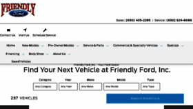 What Friendlyford.com website looked like in 2018 (5 years ago)