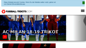 What Fussball-trikots.com website looked like in 2018 (5 years ago)