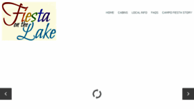 What Fiestaonthelake.com website looked like in 2018 (5 years ago)