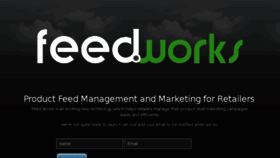 What Feed.works website looked like in 2018 (5 years ago)