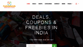 What Freesamplesindia.in website looked like in 2018 (5 years ago)