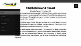 What Fihalhohi.com.mv website looked like in 2018 (5 years ago)