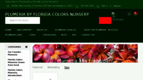 What Floridacolorsplumeria.com website looked like in 2018 (5 years ago)