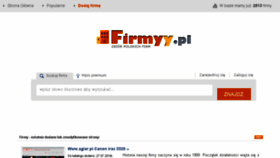 What Firmyy.pl website looked like in 2018 (5 years ago)