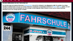 What Fahrschule-isi.de website looked like in 2018 (5 years ago)