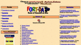 What Fort-da.org website looked like in 2018 (5 years ago)