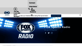 What Foxsportsradio.com website looked like in 2018 (5 years ago)