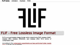 What Flif.info website looked like in 2018 (6 years ago)