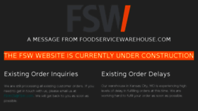 What Foodservicewarehouse.com website looked like in 2018 (5 years ago)