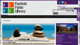 What Fairfieldpubliclibrary.org website looked like in 2018 (5 years ago)