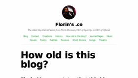 What Florins.co website looked like in 2018 (5 years ago)