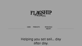 What Flagshippomade.com website looked like in 2018 (5 years ago)