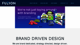 What Fuziondesign.com website looked like in 2018 (5 years ago)
