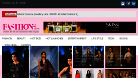 What Fashionandflick.com website looked like in 2018 (5 years ago)