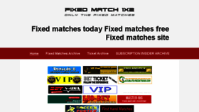 What Fixed-match1x2.com website looked like in 2018 (5 years ago)