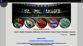 What Fifasimumanager.com website looked like in 2018 (5 years ago)