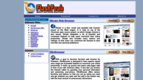 What Flashpeak.com website looked like in 2018 (5 years ago)