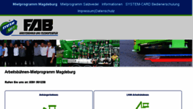 What Fab-arbeitsbuehnen.de website looked like in 2018 (5 years ago)