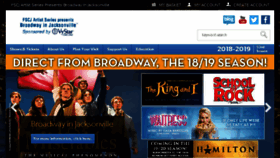 What Fscjartistseries.org website looked like in 2018 (7 years ago)