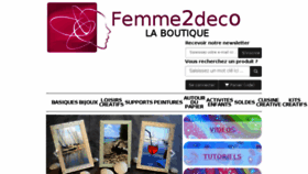 What Femme2deco.com website looked like in 2018 (5 years ago)