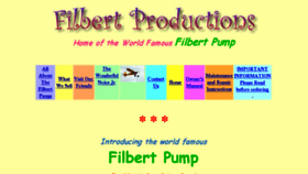 What Filbertpump.com website looked like in 2018 (5 years ago)