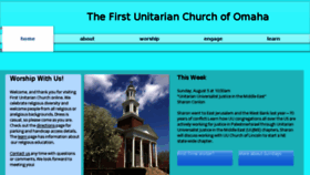 What Firstuuomaha.org website looked like in 2018 (5 years ago)