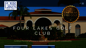 What Fourlakesgolfclub.com website looked like in 2018 (5 years ago)