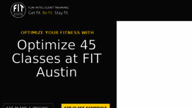 What Fitaustin.com website looked like in 2018 (5 years ago)