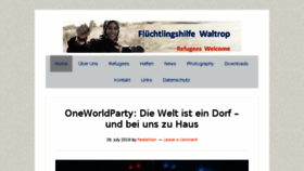 What Fluechtlingshilfe-waltrop.de website looked like in 2018 (5 years ago)