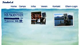 What Ferienhort.at website looked like in 2018 (5 years ago)