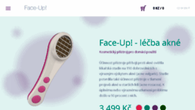 What Face-up.cz website looked like in 2018 (5 years ago)