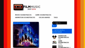 What Filmmusic.ru website looked like in 2018 (5 years ago)