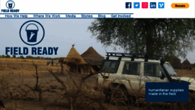 What Fieldready.org website looked like in 2018 (5 years ago)