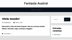 What Fantasiaustral.cl website looked like in 2018 (5 years ago)