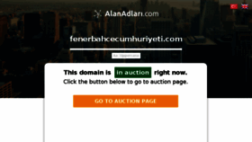 What Fenerbahcecumhuriyeti.com website looked like in 2018 (5 years ago)