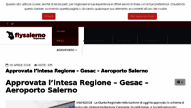 What Flysalerno.net website looked like in 2018 (5 years ago)