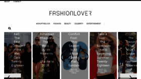 What Fashionlover.com website looked like in 2018 (5 years ago)