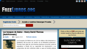 What Freelibros.com website looked like in 2018 (5 years ago)