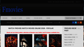 What Fmovies.moe website looked like in 2018 (5 years ago)
