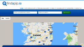 What Findapip.ie website looked like in 2018 (5 years ago)