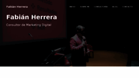 What Fabianherrera.net website looked like in 2018 (7 years ago)