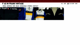 What Fasinfrankvintage.com website looked like in 2018 (5 years ago)