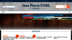 What Fusil-calais.com website looked like in 2018 (5 years ago)