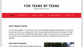 What Forteensbyteens.com website looked like in 2018 (5 years ago)