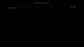What F-scratch.co.jp website looked like in 2018 (5 years ago)