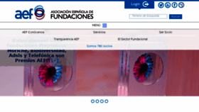What Fundaciones.org website looked like in 2018 (5 years ago)